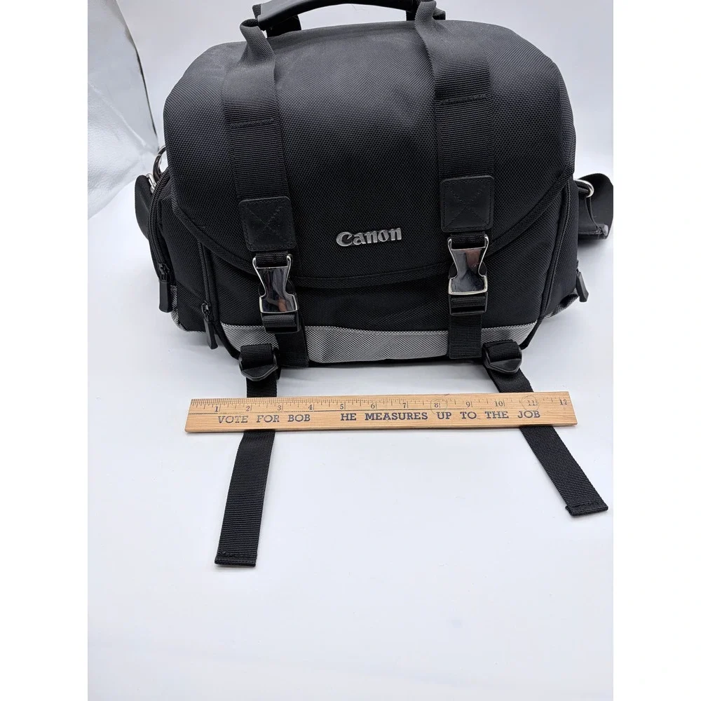 Canon Camera Bag Unisex OS Black Deluxe Gadget Bag Padded Shoulder Strap Travel